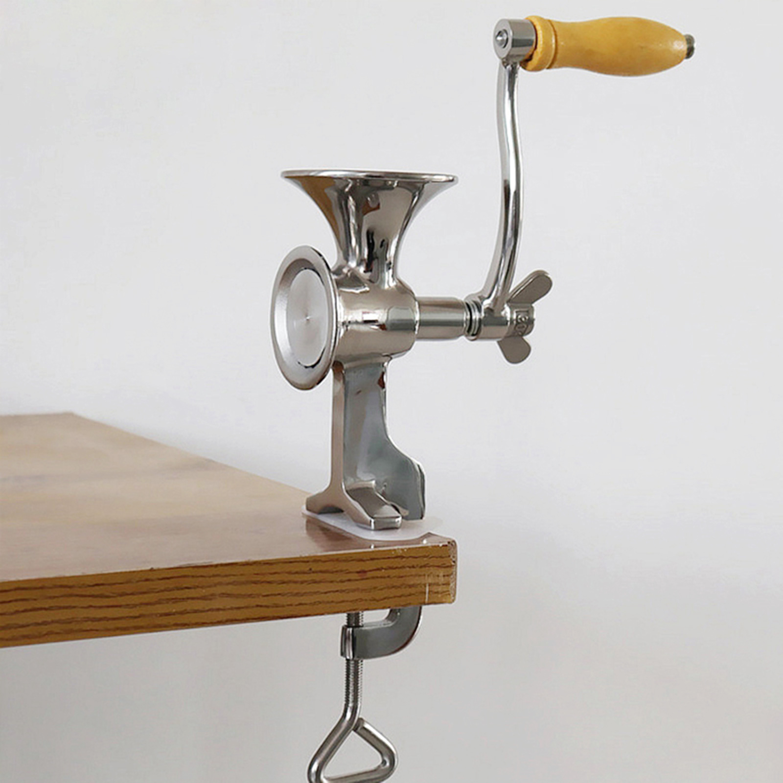 Handkurbel Getreide Mühle Getreide Mühle Grobheit Einstellbare Holz-Griff für Saatgut Weizen Kaffee Bohnen Hause Verwenden mit