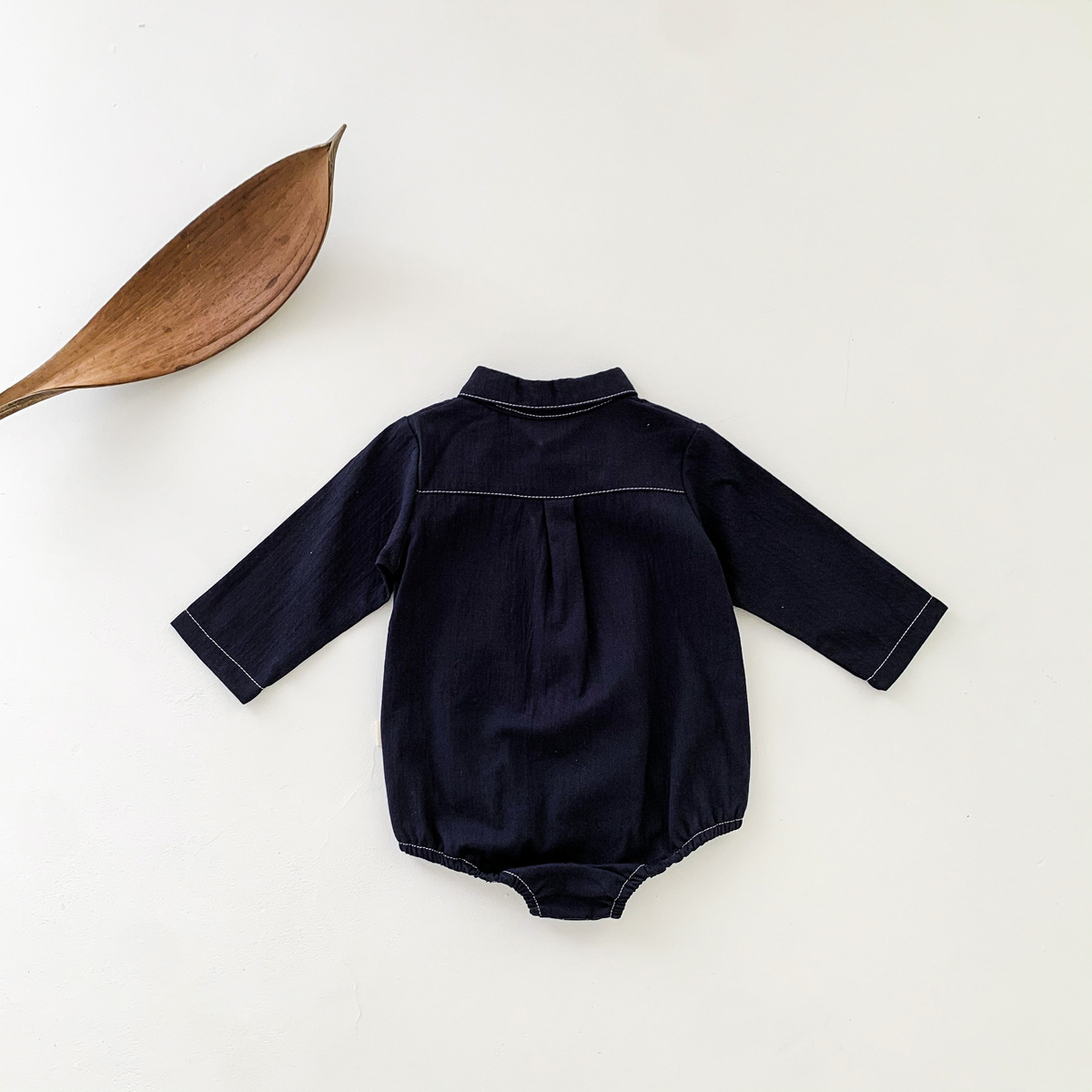 Herfst Winter Baby Pasgeboren Jongen Bow Tie Lange Mouwen Katoenen Kleding Klassieke Baby Kids Eenvoudige Jumpsuit Een Stuk bodysuit