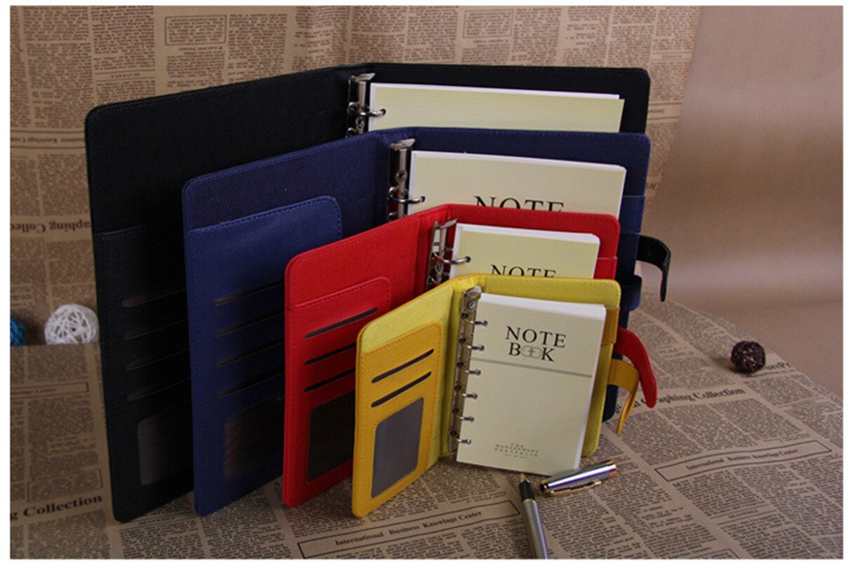 A5 A6 A7 Pu Leather 365 Days Retro Diary Notebook Personal Pocket Organiser Planner Filofax Cover Office School Supplies