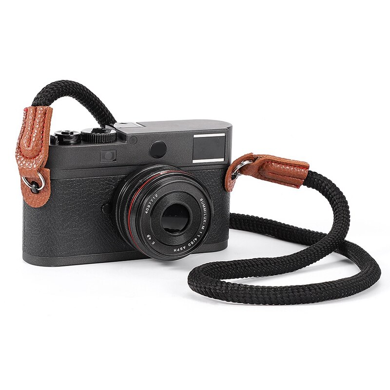 2 Stuks Polyester Katoen Digitale Camera Schouderband Voor Fujifilm Canon Nikon Sony, Zwart & Geel