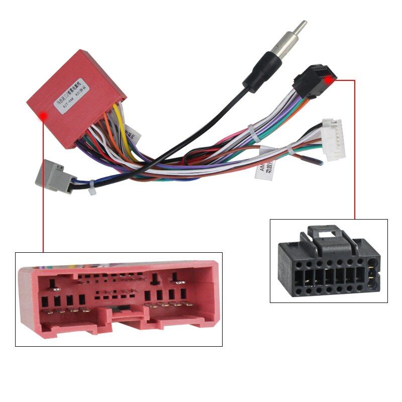 Sterke Navi Android Autoradio Speler Power Kabel 16 Pin Adapter Voor Mazda 3/5/7/8/CX-7 Met Canbus Box Radio Kabelboom