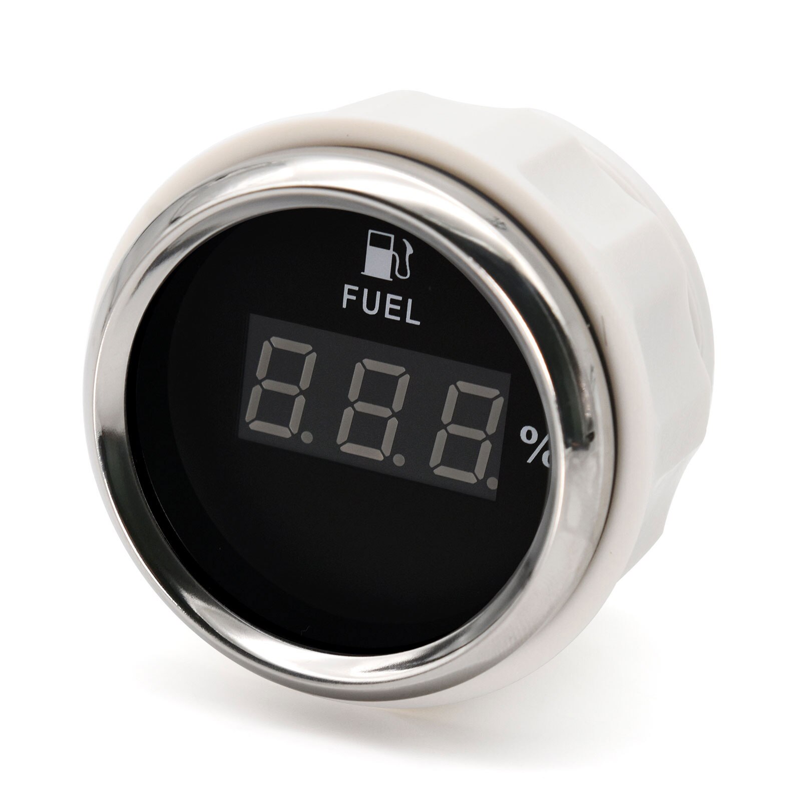 LED rojo 52mm indicador de nivel de combustible coche Metro 0-190 ohm 240-33ohm para del camión del coche del barco de RV de indicador de nivel de aceite LCD Display 9-32V