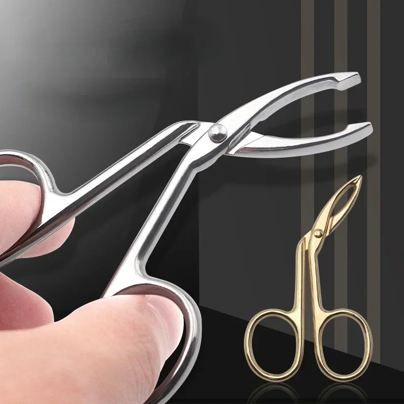Profession elle Ellbogen Augenbrauen zange Clip Schere Pinzette gerade spitze Edelstahl Augenbrauen Zupfen Make-up Beauty Tools
