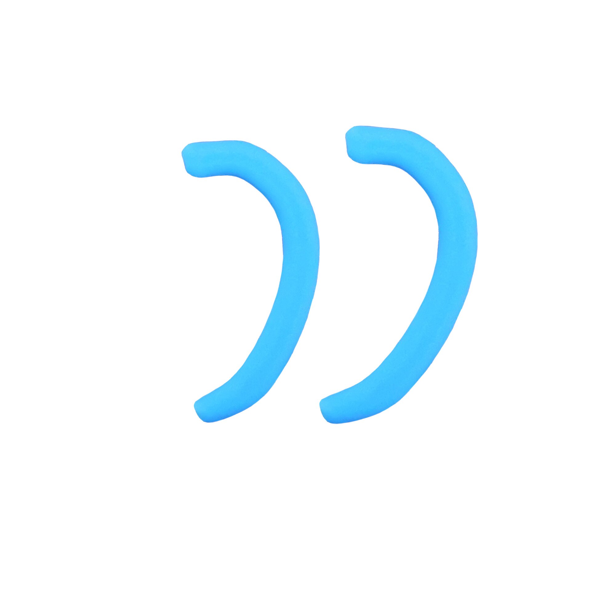 1Pcs Siliconen Oorhaakje Cover Voor Gehoorbescherming Masker Zachte Comfortabele Haak Oor Masker Haak Anti-Slip Onzichtbaar Oor grips Haak: Blue Style 1