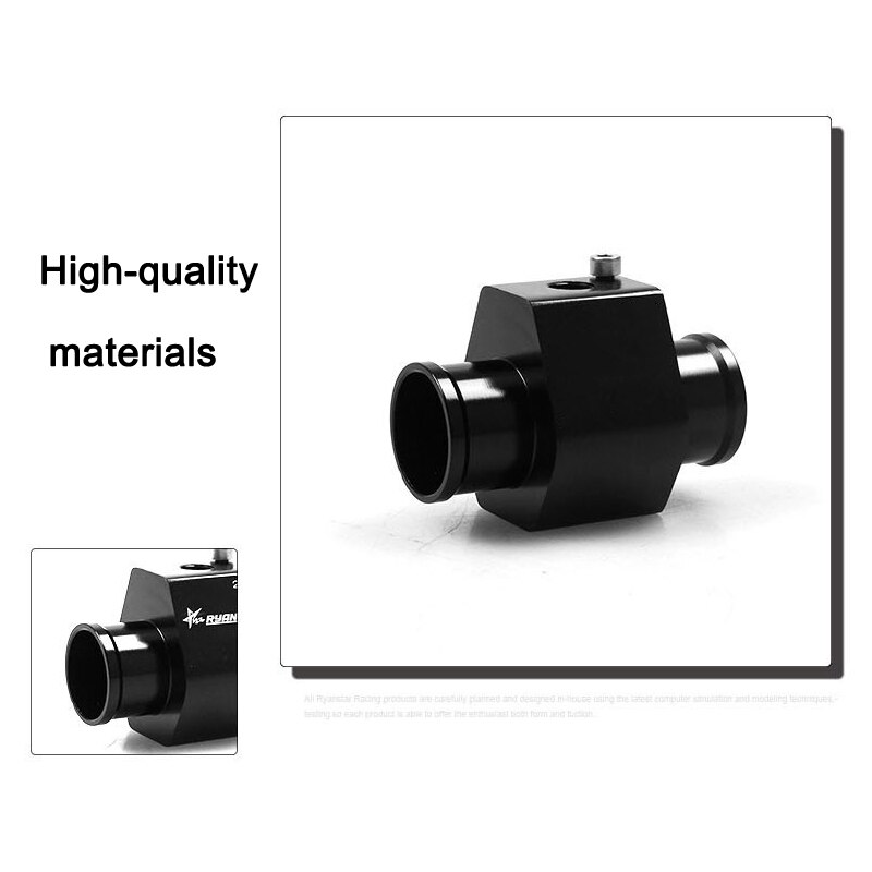 1pc Car Water Tem Meter Sensor Temperature Gauge Joint Pipe Adaptor 28-40mm M8617
