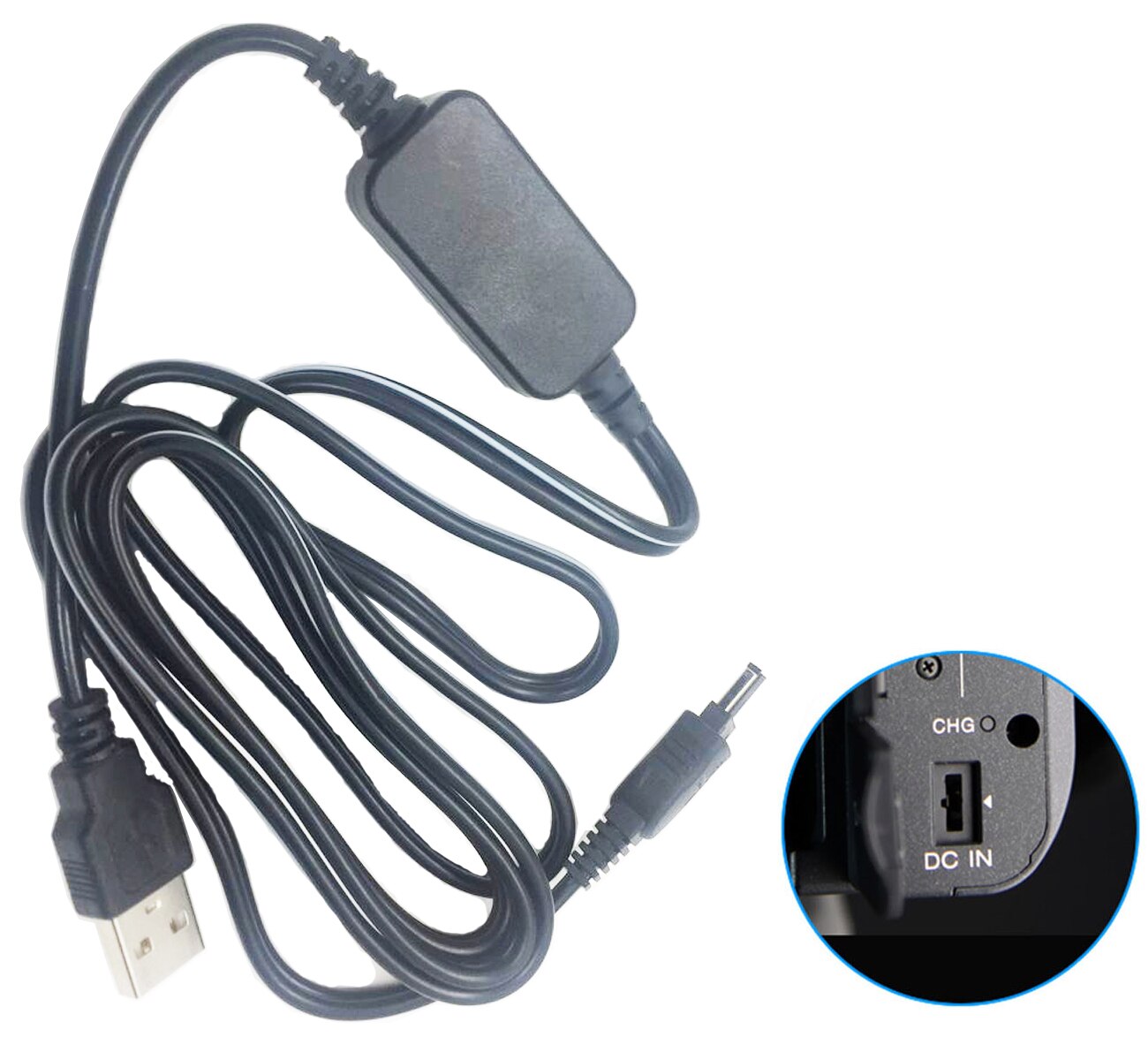 USB Power Adapter Charger for Sony DCR-TRV10E, DCR-TRV20E, DCR-TRV22E, DCR-TRV24E, DCR-TRV25E, DCR-TRV27E Handycam Camcorder