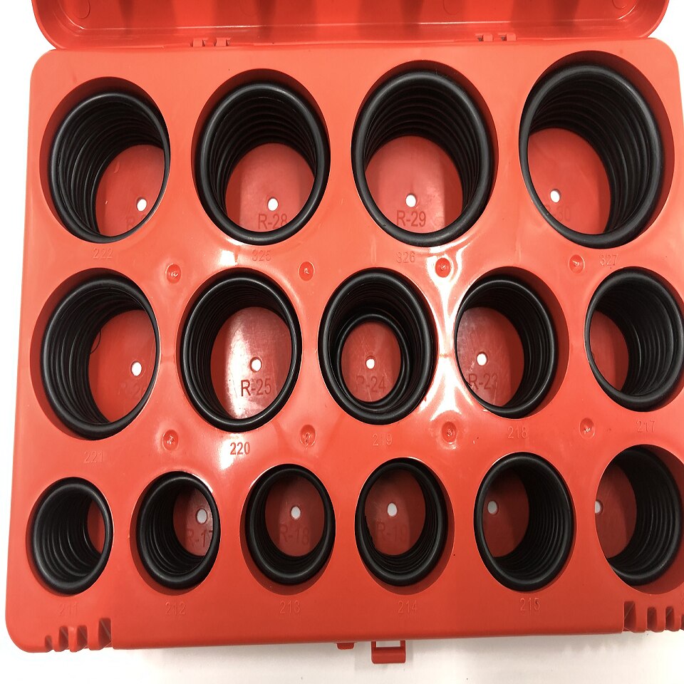 O-RING KIT 382PCS 30 sizes SAE INCH Nitrile NBR90 Durometer O-RING BOX O-Ring Assortment Kit Seal O-ring kit