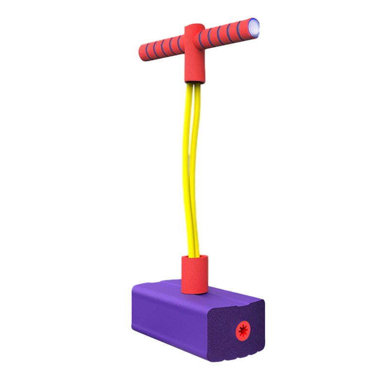 Frog Jumping Children Jumping Pole Toy Bouncing Device Bouncing Ball Doll Bouncing Pole Long Height Balance Training Equipment: PURPLE-A