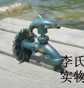 Outdoor garden faucet animal shape Bibcock with antique brass Frog tap for washing mop/Garden watering Animal faucet: MULTI