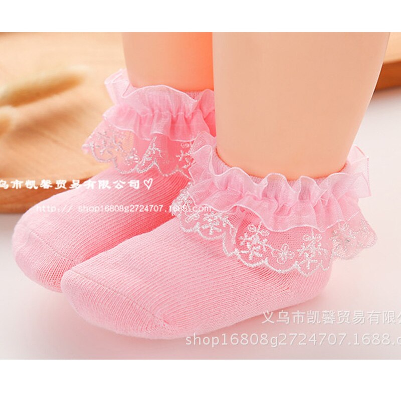 Wecute Spitze Socken Baby Mädchen Prinzessin Kurze Socken Infant Kinder Baumwolle Weichen Bequemen Socken Für Frühling Herbst