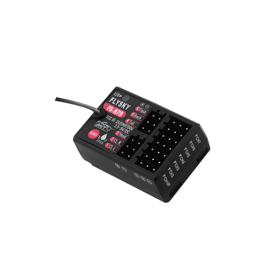 Flysky Receiver FS-R7V FS-R7D 7CH/ FS-R4P 4CH/ FS-SR12 12CH 2.4G Receiver Can Be PPM/IBUS Output for Car Boat Remote control