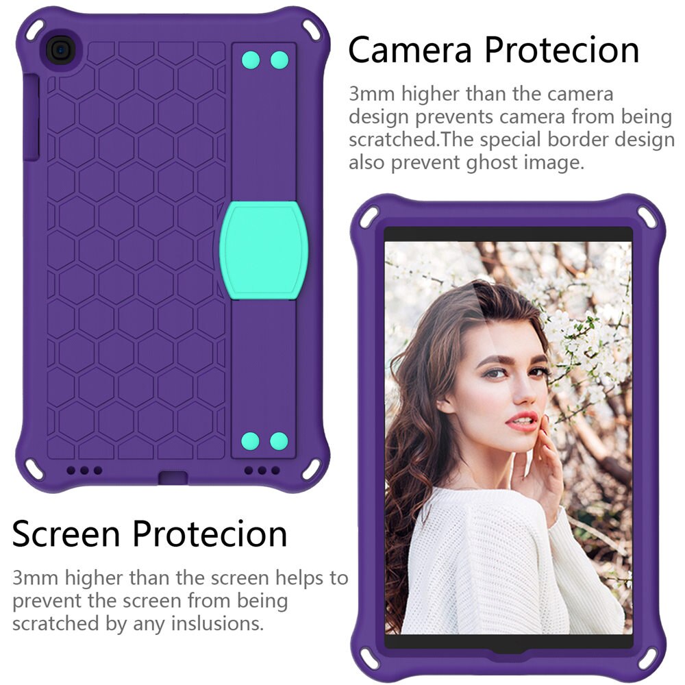 EVA Tablet PC Cover Case For Samsung Galaxy Tab A 10.1inch T510 T515 Full Body Protective Shell Hand Grip Shoulder Strap