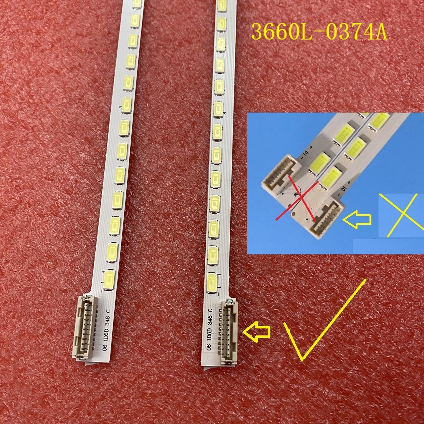 Tira de LED para iluminación trasera para 42LV579s 42LV5500 3660L-0374A 42E96RS 42LW4500 42PFL8606D 42LW4500 42LW5700 42LW5500 42 V6 Edge FHD R L