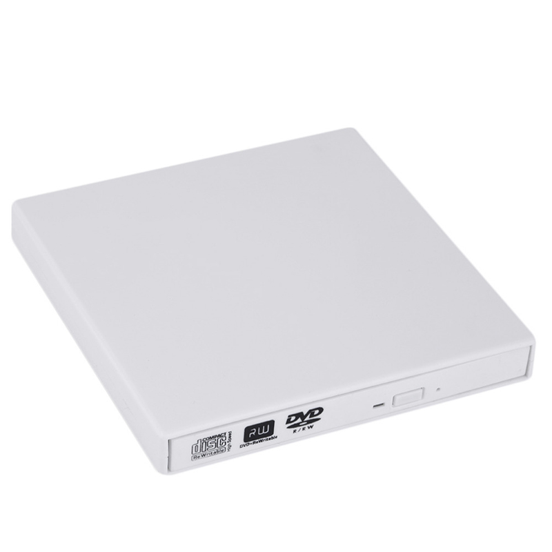 Kuwfi Usb 2.0 Externe Dvd Optische Drive Cd/DVD-RW Brander Cd/Dvd-Rom Speler Reader Writer Portatil voor Windows Pc