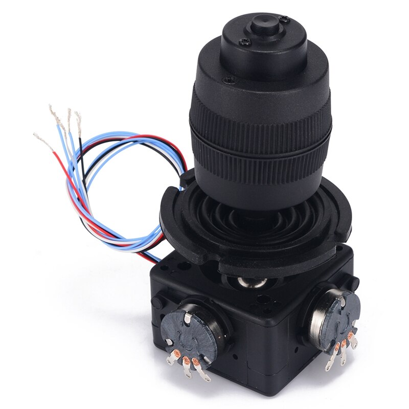 Elektronisk 4-- akset joystick potentiometer knap til jh -d400b-m4 10k 4d controller med ledning til industriel