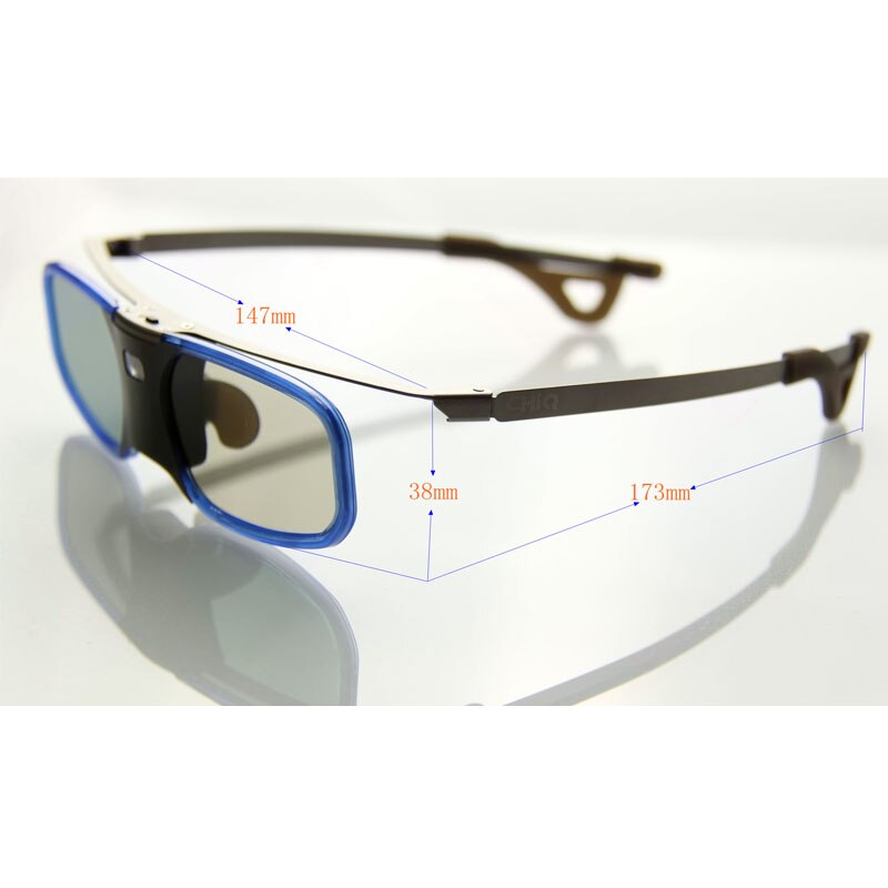 3D DLP Projektor Aluminium Aktive Verschluss Brille mit Clip für kurzsichtig Für BenQ Optoma Acer LG Für Xgimi Z4X/h1/Z5/Z3/Z4/Z6/H2