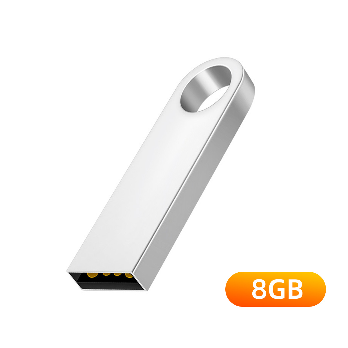 Hoge Snelheid Metalen Usb Flash Drive Usb 2.0 Pen Drive 64Gb 32Gb 16Gb 8Gb 4Gb geheugen Usb Stick Waterdicht En Schokbestendig U Disk: 8GB USB Drives