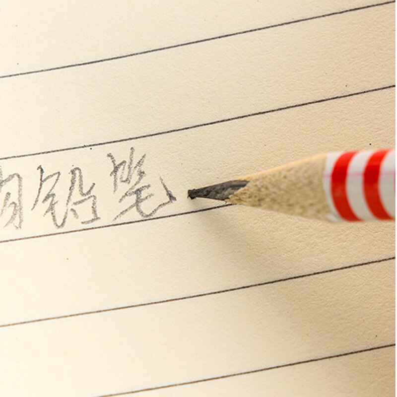 6 Pcs/Set Cute Cartoon Merry Christmas Wood Pencils School Office Stationery Wooden Pencil for Kids Students