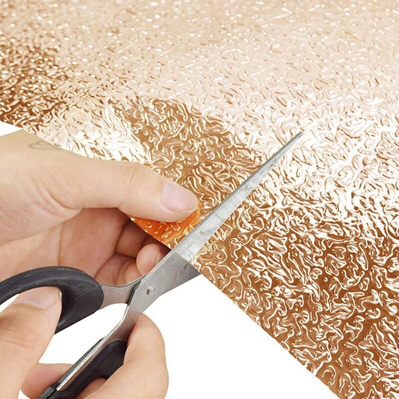 Keuken Behang, Olie-Proof En Waterdicht, Gebruikt Voor Keuken Muren, Kasten, hittebestendig En Wasbaar (Goud, 23.6X118In)