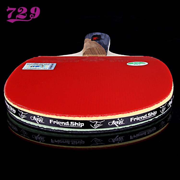 729 Friendship 3 Star 4 Star Pips-in Table Tennis Racket For Ping Pong Shakehand Long Handle