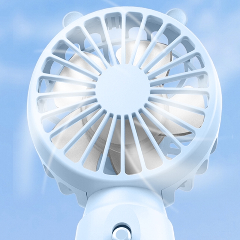 Draagbare ventilator Handige creatieve kleine ventilator Zak Handventilator Lichtgewicht AA-batterij Handheld miniventilator Luchtkoelers