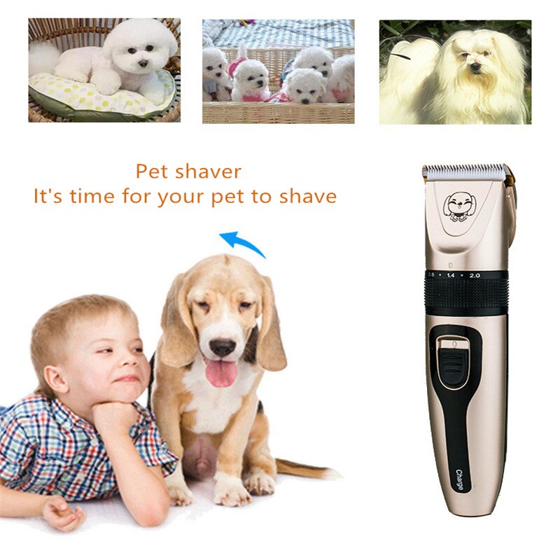 USB Rechargeable Pet Dog Hair Trimmer Animal Grooming Labrador Golden Retriever Dog Hair Trimmer Pet Nail Clipper Pet Grooming
