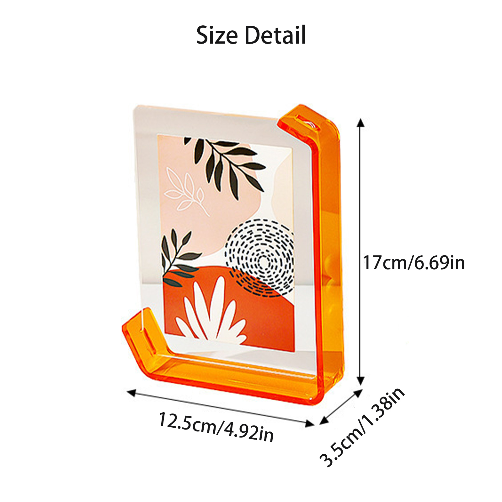 Transparent Acrylic Picture Frame 6-inch Floating Photo DIY photo frame party Ornament home decor christmas decorations