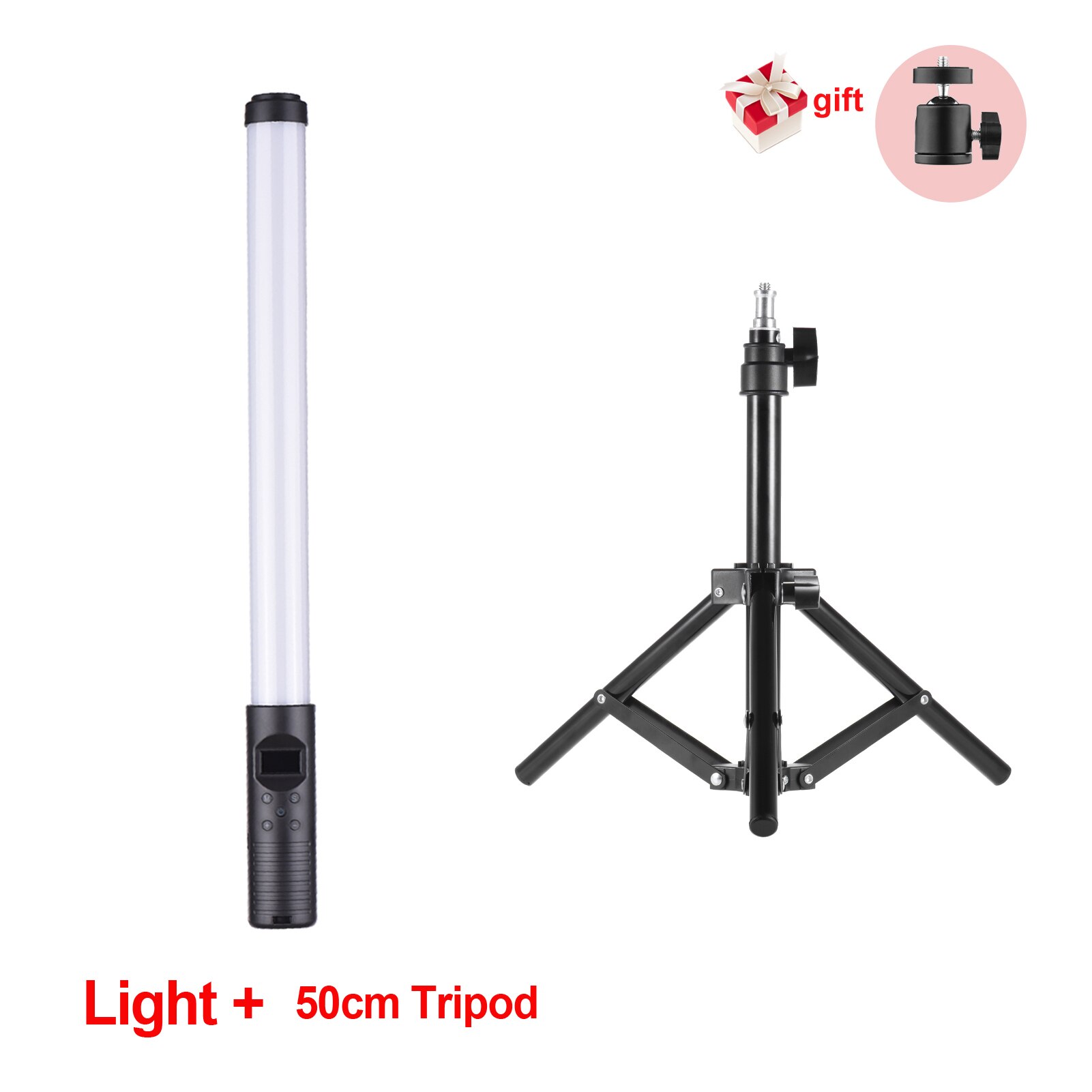 20W Handheld RGB Bunten Blitz-Licht Zauberstab LED Fotografie Beleuchtung Bi-farbe Temperatur 3000K-6000K LED Licht Stock Blitzgerät: hell W Stand