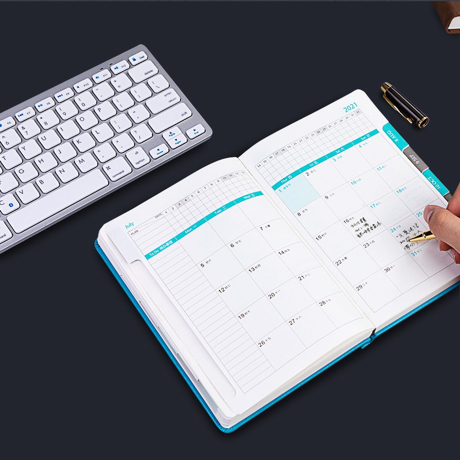 Planner Check-in Table Multi-functional And Portable Daily Plan Planners Easy To Find Time Management Weekly Notebook