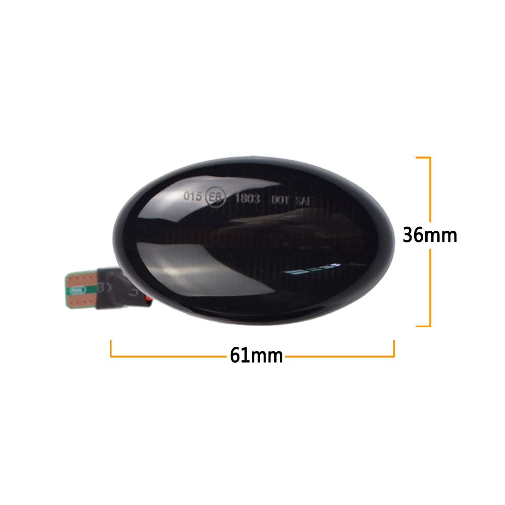 2 pces para benz smart w450 w452 a-class w168 vito w639 w447 citan w415 led indicador de luz de marcador lateral dinâmico repetidor