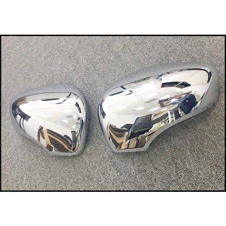 Cubierta de espejo cromado Renault Clio 4 HB 2 piezas P. De acero