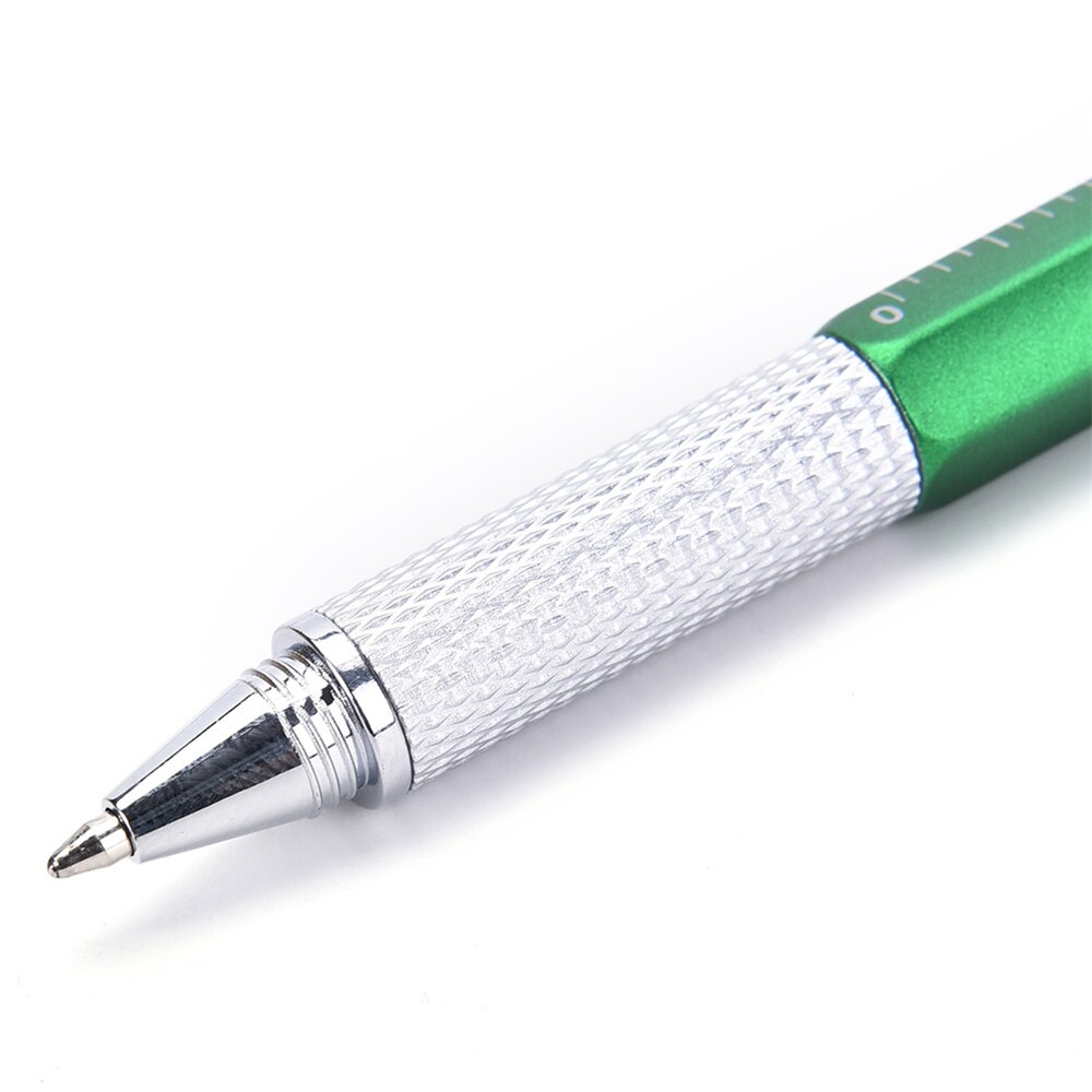 Brand 6 In 1 Touch Screen Stylus Pen Ballpoint Pen Bubble Level Ruler Screw Driver Business Multi-functional Stylus Pen