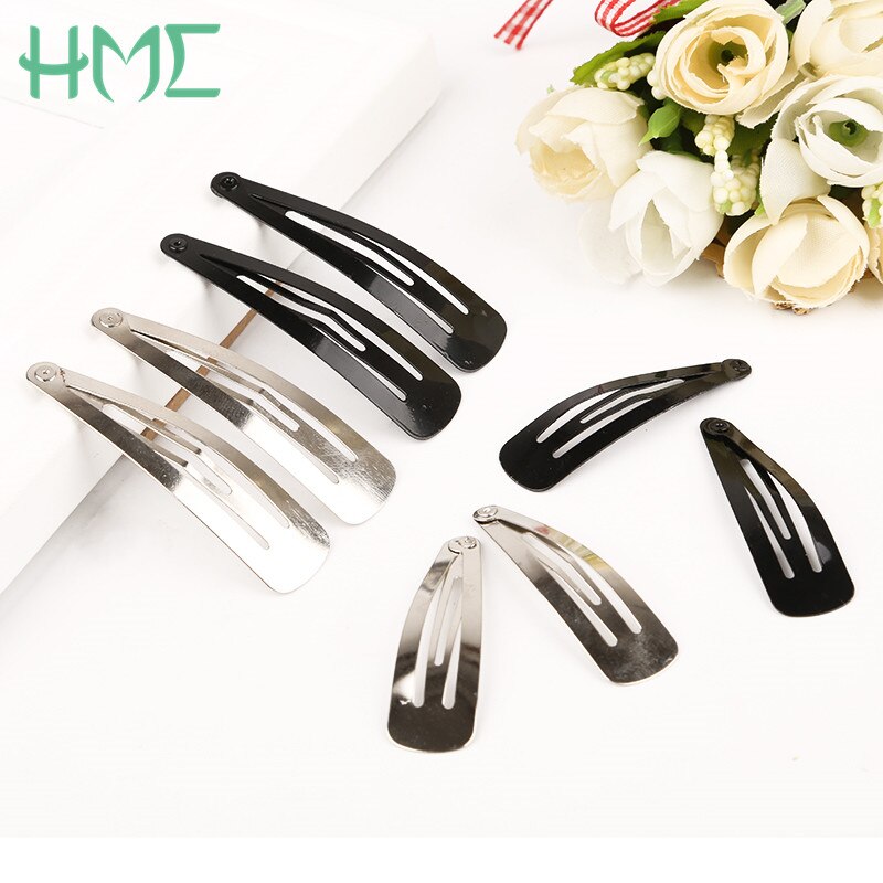 20pcs/bag Iron Hair Ornaments Duckbill Folder Waves Hairpins Base For Hair Clip Claw Findings Jewelry Making