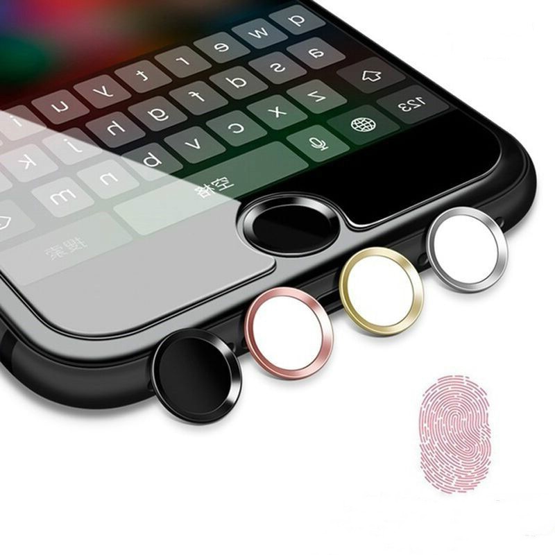 Ren farge universell telefon fingeravtrykk hjemmeknapp til iphone 7 6 6s Plus 5 5s se ipad anti-svette beskyttende knapp klistremerke