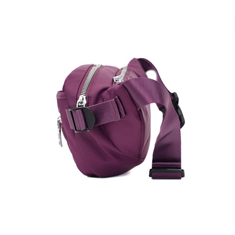Sac banane à carreaux à la taille pour femmes, sacoche ceinture, sacoche ceinture, en Nylon, pour porte-monnaie Mobile,