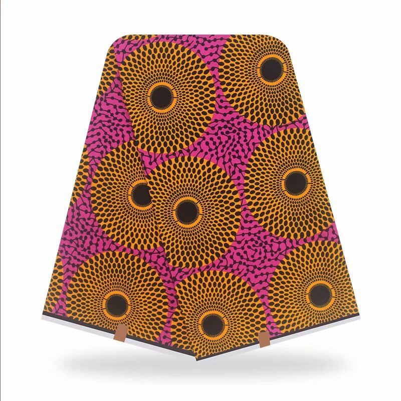 Nigerian African Wax prints Fabric Veritable Ankara Wax Fabric 6yards Guaranteed 100% Cotton ankara Wax Fabric for women clothes
