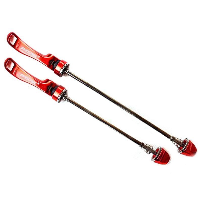 Pasak Quick Release Mtb Wheels Skewers Shaft Hub Axle Core Wheelset Lockout for 9X100mm 9X135mm: Red