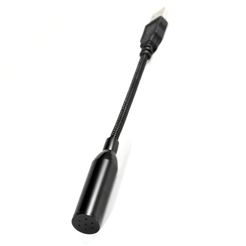 Mini USB Microphone Flexible Goose Neck Audio Mic for Laptop PC GDeals
