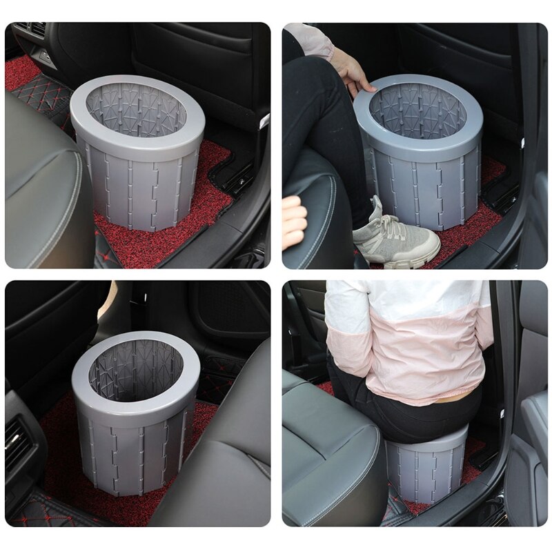 Portable Folding Camping Toilet Travel Outdoor Commode Porta Potty Car Toilet