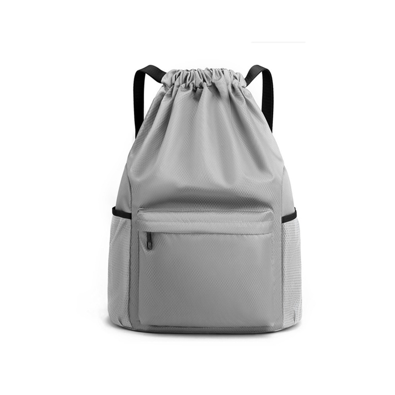 Sport Trekkoord Rugzak String Bag Sackpack Met Grote Capaciteit Gym Zwemstrand Voor Vrouwen En Mannen Om Dagelijks Te Houden: Goud