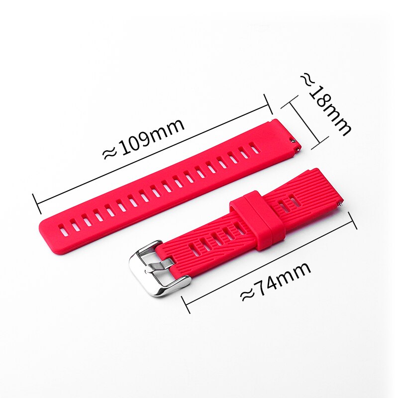 Correa de silicona de 18mm para huawei Talkband b5, muñequera de repuesto, porosa, transpirable, huawei band B5, Correa deportiva, tamaño ajustable