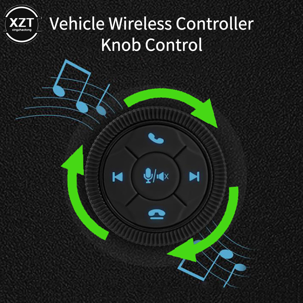 Pulsante di controllo remoto del volante Wireless per auto a 7 tasti per musica universale per auto Wireless Android DVD GPS Navigation Player Radio