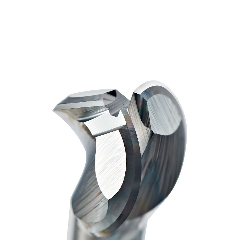 Ball T-förmigen Bogen Fräsen Cutter Lutscher Ende Fräser Vhm 3d Cnc Cutter R 1,0-R10 für Stahl Und Aluminium: R1.0x4Dx50L-2F / Uncoated