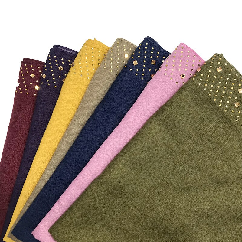 110*110cm damessjaals, effen katoenen sjaal, bufanda mujer hijab sjaal, dames hoofddoek, wikkelsjaal