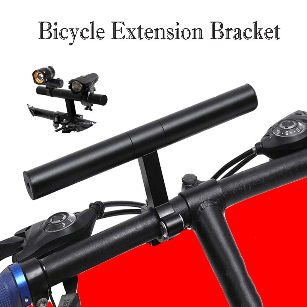 Bicycle Handlebar Extender Mountain Bike MTB Handlebar Expander Speedometer Mount Headlight Flashlight Lamp Holder Bicycle Brack