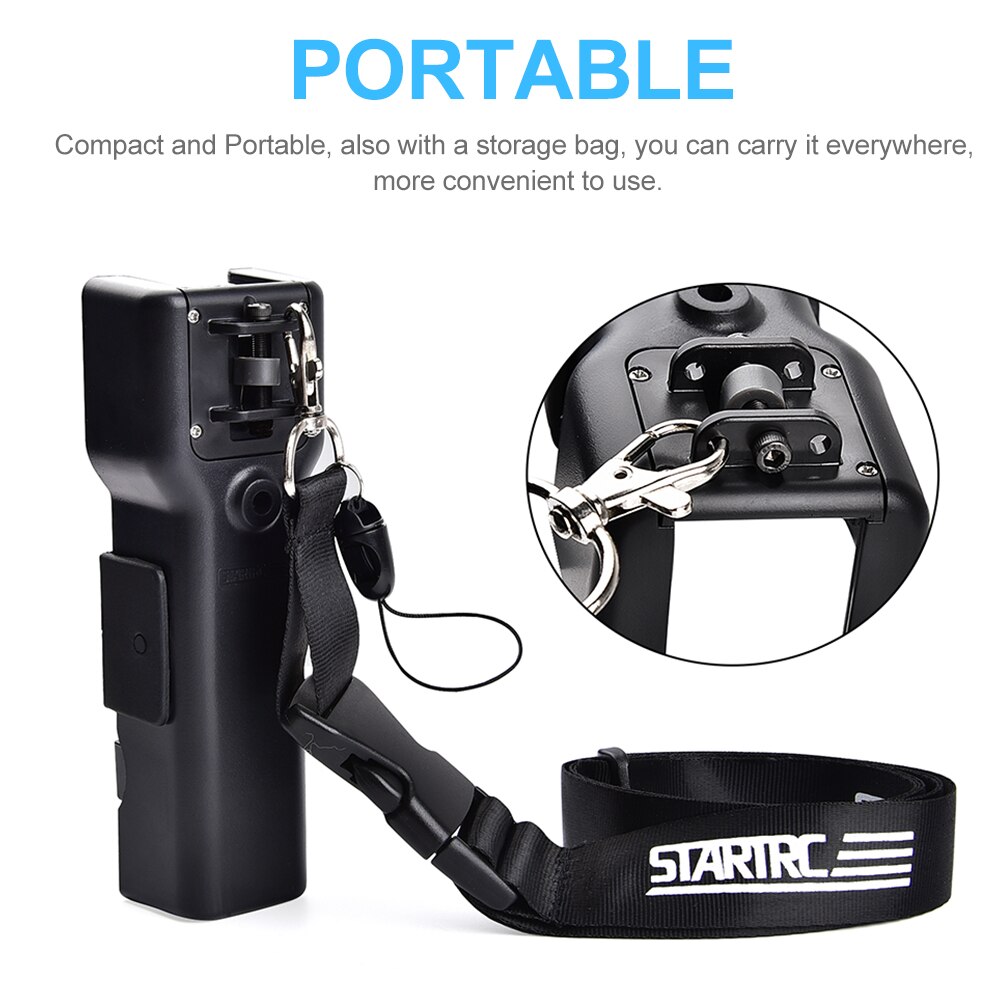 Handheld Stabilizer Phone Clip Z Axis Shock Absorber Vlog Photography Anti Shake Holder Gimbal Outdoor ABS For Osmo Pocket 2