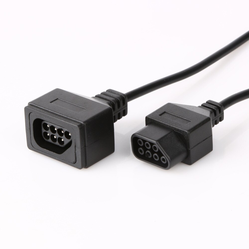 2 pièces 7 Broches pour Manette NES Câble De Rallonge pour NES Joypad 8 bits Système Cordon
