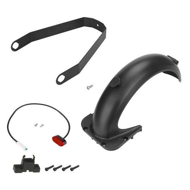 TMOM Spatbord met achterdemper voor Segway Ninebot Max G30 elektrische scooter schokdemping spatbord groot achterlicht