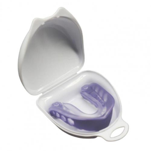 1Pc Tanden Protector Mouth Guard Beschermende Brace Voor Volwassenen Basketbal Boksen: Purple A