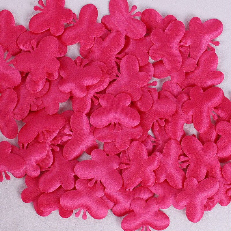 Pétales de papillons artificiels, 3.5 cm, 100 pièces, à poser à la main, pour arroser le lit, décoration pour salle de mariage